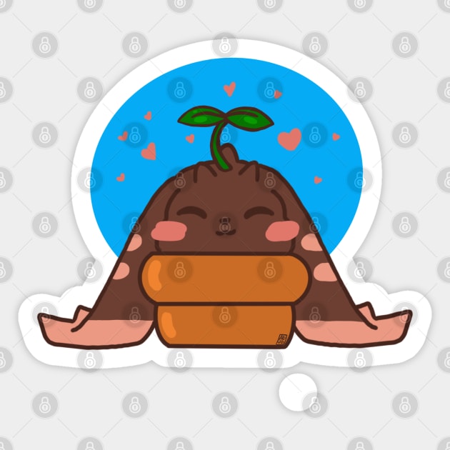 Planted Lopmon Sticker by moonehrules